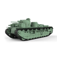 SSMODEL 72568 1/72 25mm Military Model Kit British A1E1 Independent Heavy Tank