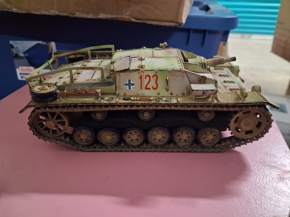 STUG III EAGLE MINATURES WINTER WASH 1:30 METAL TRACKS