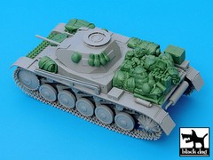 Black Dog 1/35 Panzer II Ausf.C Tank Stowage and Accessories Set (Dragon) T35032