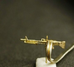 Mini World 7245a M60 Machine Gun USA 1:72 scale brass model kit