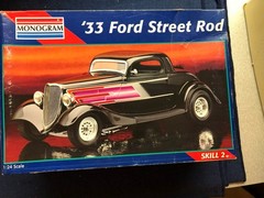 Monogram ’33 Ford Street Rod KIT #2480 Opened but complete