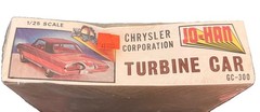 Jo-Han Chrysler Turbine Car GC-300 1:25 Model Kit Opening HoodDoorsTrunk Sealed