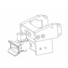 Degree Electric Rear Tow Hook Pintle Hitch for 1/14 RC Tractor Car 56368 56371