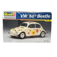 Revell Monogram VW ’60’s Beetle 1/25 Scale Plastic Model Kit 85-714 Sealed NEW