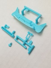 1957 Corvette FIREWALL PEDALS STEERING BOX MASTER CYL from AMT 1:25 Model Kit 57