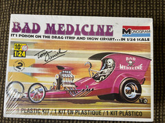 Monogram 2000 Bad Medicine Tom Daniel Hot Rod Plastic Model Kit Sealed 1:24