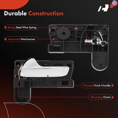 A-Premium Front or Rear Left Driver Side Interior Door Handle Compatible with