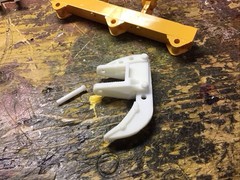 Custom Ripper Shank For The 1/25 AMT Cat D8 Dozer Model