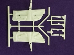 2021 Dodge Charger Hellcat INTERIOR SIDE PANELS ,ARMRESTS for 1:25 AMT Model Kit