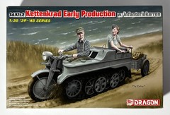 Dragon #6341 1/35 Scale Sd.Kfz. 2 Kettenkrad w/Infanteriekarren – Parts Sealed