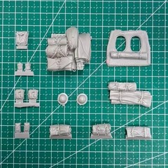 1/35 Scale Die-Cast Resin Model Assembled Kit Mk III Scot Car Accessories Set…