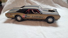 Vintage Built Up Monogram “Hurst Hairy Oldsmobile” Drag car Model 1/24