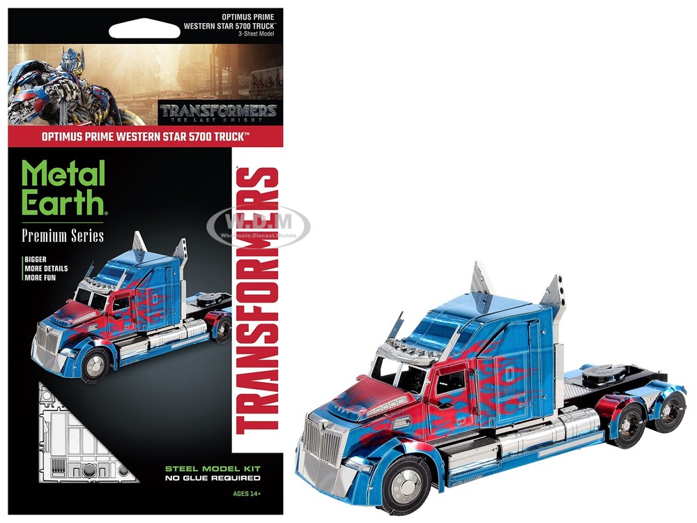WESTERN STAR 5700 TRUCK “TRANSFORMERS” STEEL MODEL KIT BY METAL EARTH ICX203