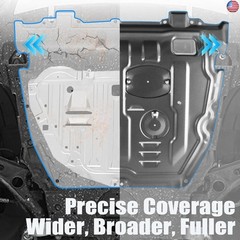 Upgrade Engine Splash Shield Guard 30% Wider for Honda CRV EX/EXL 2017-2022