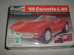 Revell ’68 Corvette L-88 1:25 Model Kit Sealed