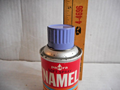 Vintage Pactra ‘Namel Purple Grape S42 Spray Paint Can Paper Label 1961 NOS