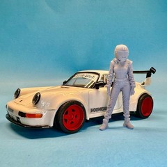 20. Racer Girl McKenzie Figure for Display or Diorama 1/24 1/25