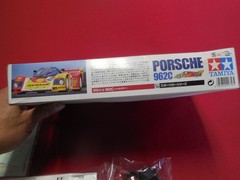 Vintage 2001 Tamiya 1:24 scale Porsche 962C Shell racer model kit sealed parts