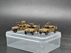 1/144 U.S. Army Humvee Armored Vehicle Painted Finished Model 3D Printed