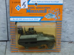 Roco Minitanks 1/87 WWII German SWS Infrared Searchlight Halftrack Lot #6061k