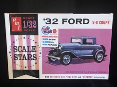 AMT 1181/12 ‘32 FORD V8 COUPE MODEL KIT-NIB-1/32 SCALE