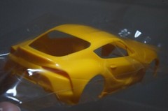 Aoshima The Snap Kit Toyota GR Supra A90 Plastic Model Kit 1/32 Yellow