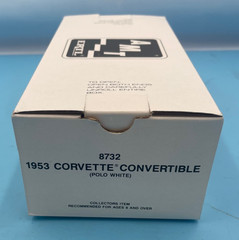 AMT-ERTL 1953 Corvette Convertible Polo White Promo Model 8732