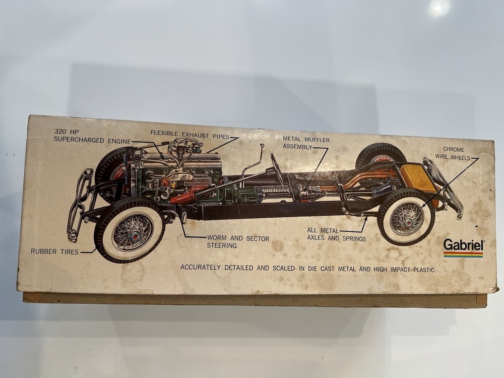 *RARE* Gabriel Hubley SJ Duesenberg 1/18 Die Cast Town Car Metal Kit #4868