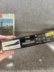 AMD MIRAGE III R- 1/100 Scale Heller Unassembled Heller Kit#N 002