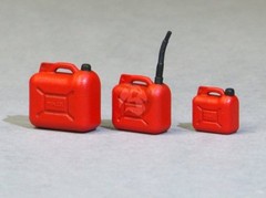 Eureka XXL 1/35 Plastic Jerrycans 5L, 10L & 20L Liquid Containers (1 each) E-042