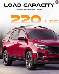 Snailfly Roof Rack Cross Bars Fit for 2018-2024 Chevrolet Equinox & GMC