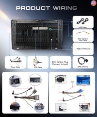 4G+64G Android 15 Car Stereo for Honda Civic 2001-2005 with Wireless Carplay