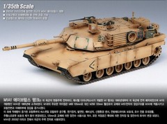 Academy Hobby Model Kit – 1/35 M1A1 Abrams [Iraq 2003] – U.S. Army & Marine Tank