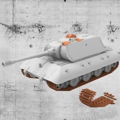 Amusing Hobby 35A046 1/35 German Super Heavy Tank E-100