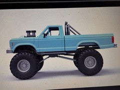1/25 Resin 3d Printed 4×4 Mud Truck