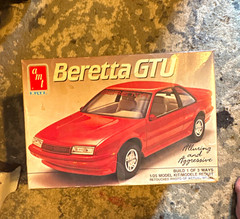 AMT/ERTL Chevrolet Beretta GTU 1:25 Plastic Unassembled Car Model Kit