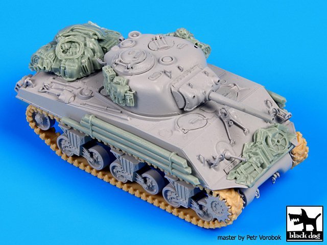 Black Dog 1/72 Sherman Tank Stowage and Accessories Set WWII (for Dragon) T72048