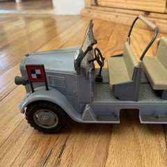 WW#2 GERMAN COMMAND CAR HORCH Kfz.15 Plastic Toy, LENGTH 9.5″ INCHES Collectible