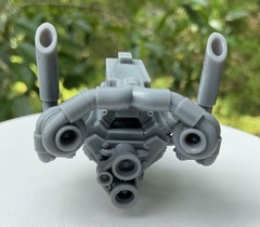 1/24 Resin Twin Turbo LSX Engine Outlaw Pro Mod Drag Racing Custom Model Part