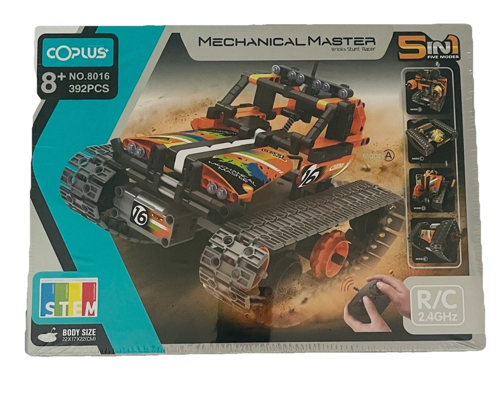 COPLUS 5-in-1 Mechanical Master Bricks Stunt Racer STEM Building Set BRAND NEW