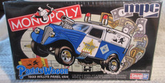 MPC Monopoly Paddy Wagon 1933 Willys Panel Van1/25 Model Kit Sealed (S1).