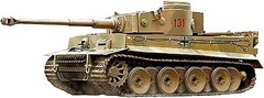 Academy German Tiger I Early version tank – Plastic Model Military Vehicle Kit