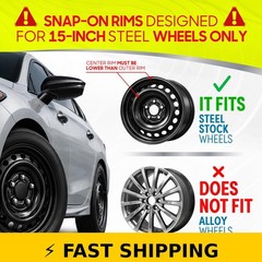 BDK 15 Inch OEM Design Hubcaps – Durable & Easy Install