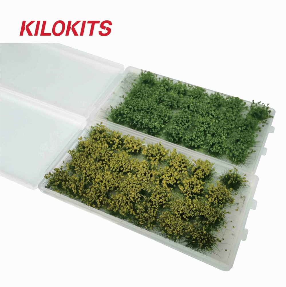 KILOKITS Bush Cluster Grass Tufts Railway Scenery 1/35 1/72 1/87 1/160 Scale