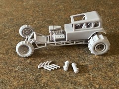 1/25 Resin 3d Printed Mud Racer Model Kit Unpainted Unassembled