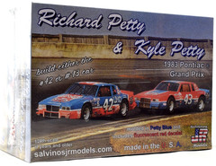 Salvinos JR Models “STP” Richard & Kyle Petty 1983 Pontiac Grand Prix 1/24 Kit