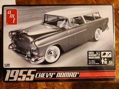 AMT 1/25 Scale 1955 Chevrolet Nomad Wagon Model Car Kit #AMT-637 New Sealed
