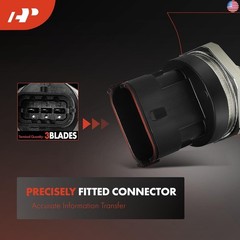 A-Premium Fuel Injection Rail Pressure Sensor [3 Pins] Compatible with