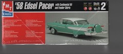 AMT ’58 EDSEL PACER w/ CONTINENTAL KIT MODEL KIT FACTORY SEALED – FREE SHIPING!