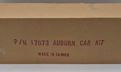 Vintage Wooden Antique Car Model Kit – 1935 Auburn – P/N 17673 – 15″ DIY Craft S